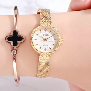 GEDI Women Watch Top Brand Luxury 2019 Rose Gold Woman Ladies Women's Bracelet Watch Wristwatch reloj mujer