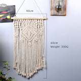 large  tapestry nordic V macrame wall hanging  wedding decoration handmade  room decoration party gift for women