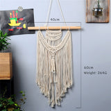 large  tapestry nordic V macrame wall hanging  wedding decoration handmade  room decoration party gift for women