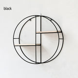 Nordic Iron Hexagonal Grid Wall Shelf Decorative Storage Rack Holder Hanging Wall Shelves Decorative Display Crafts Shelves