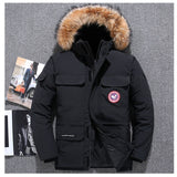 2019 Extreme weather parkas Real fur jacket High quality men‘s goose jacket parkas -40 Celsius Winter Down Coat Parka