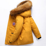 2019 Extreme weather parkas Real fur jacket High quality men‘s goose jacket parkas -40 Celsius Winter Down Coat Parka