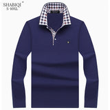 Autumn and winter Brand  New  Polo Shirt Men's Fashion Men's Polo Shirt Long Sleeve Casual Shirts Plus Size Men's S-10XL shirts