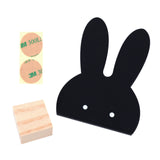 Stouge 1PC INS Hot Sale Rabbit Wooden Hook Clothe Towel Wall Hook Cartoon Kids Room Decoration Hook Wood Bunny Clothing Hanger