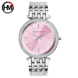 Ladies Wrist Watches Top Luxury Brand Silver Steel Women Bracelet Watch Fashion Rhinestone Diamond Female Clock Relogio Feminino