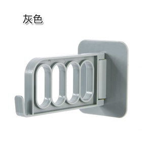 GUANYAO foldable Key Decorative Hooks Multi-function Door Hooks strong adhesive hanger storage rack coat hooks Creative Solid