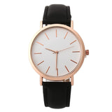 Woman Classic Multi-Color Simple Fashion Leather Band Analog Quartz Round Wrist Watch Watches reloj mujer C50