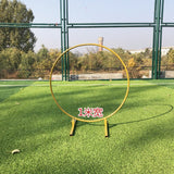 iron circle Wedding arch props background single arch flower outdoor lawn wedding flower door rack wedding birthday decoration