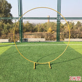 iron circle Wedding arch props background single arch flower outdoor lawn wedding flower door rack wedding birthday decoration